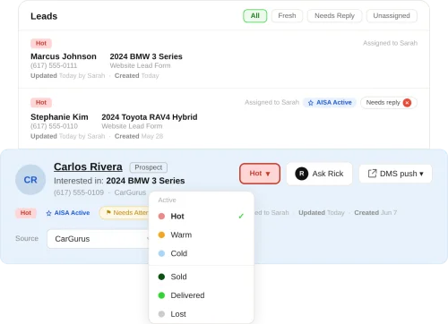 AutoRaptor AI chat workflow