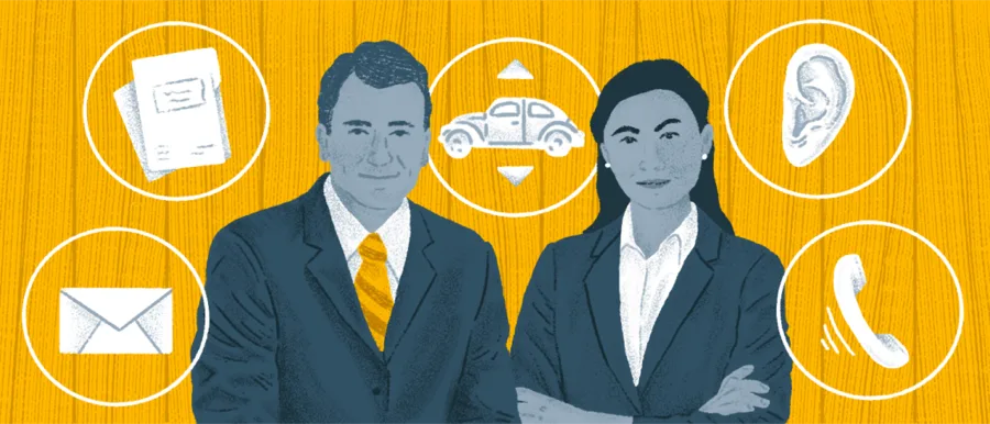 successful car salesman