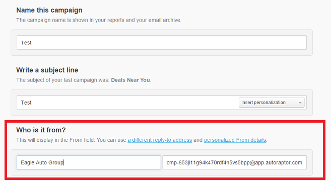 Email campaign new features